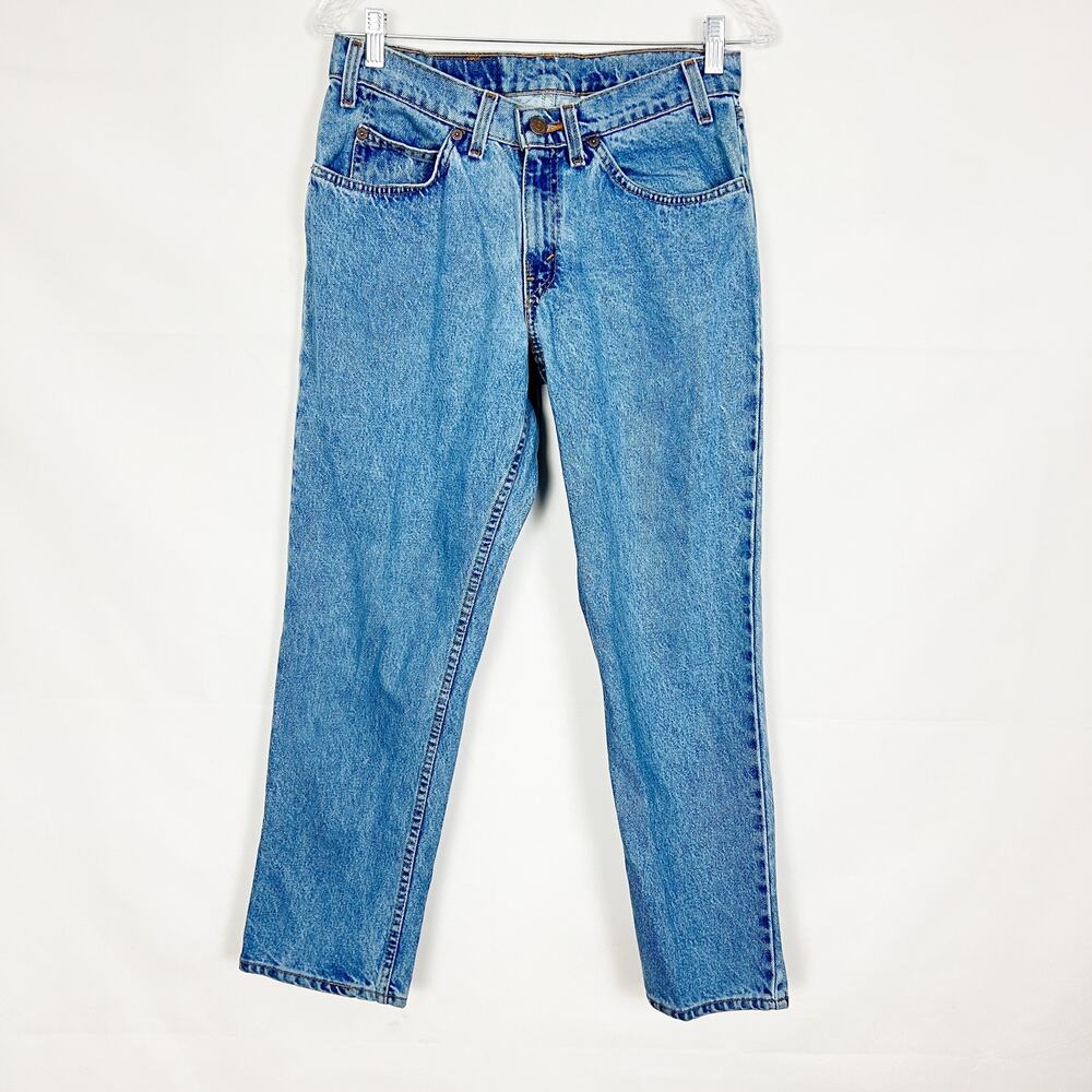 Levi's 550 Orange Tag Vintage High-Rise Blue Jeans Size 31